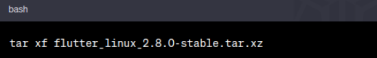 extract flutter archive